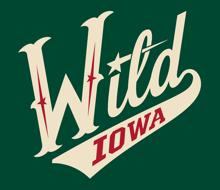 Iowa Wild 2013 14-Pres Alternate Logo v2 iron on transfers for T-shirts